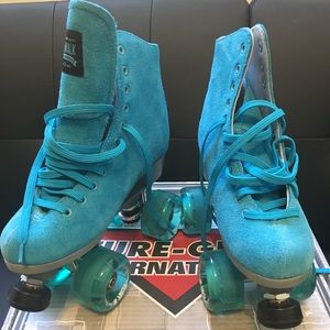 SureGrip Blue Boardwalk Outdoor Rollerblades